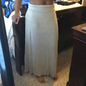 Gray Maxi skirt